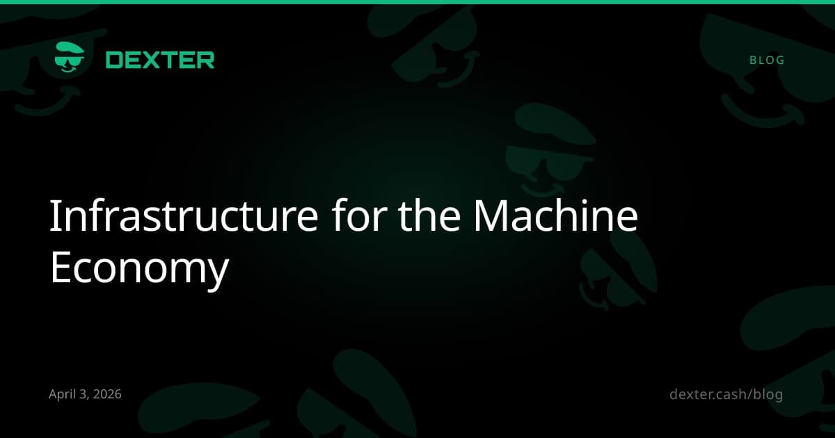 Infrastructure for the Machine Economy
